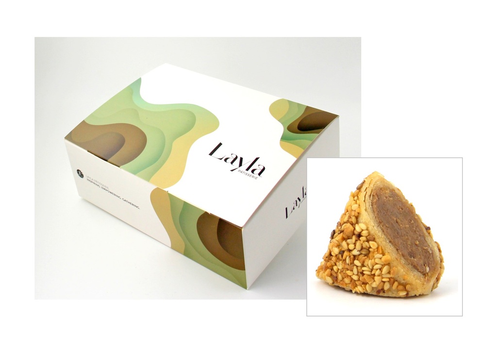 Samsa Noisette-Sésame-Chocolat au lait
